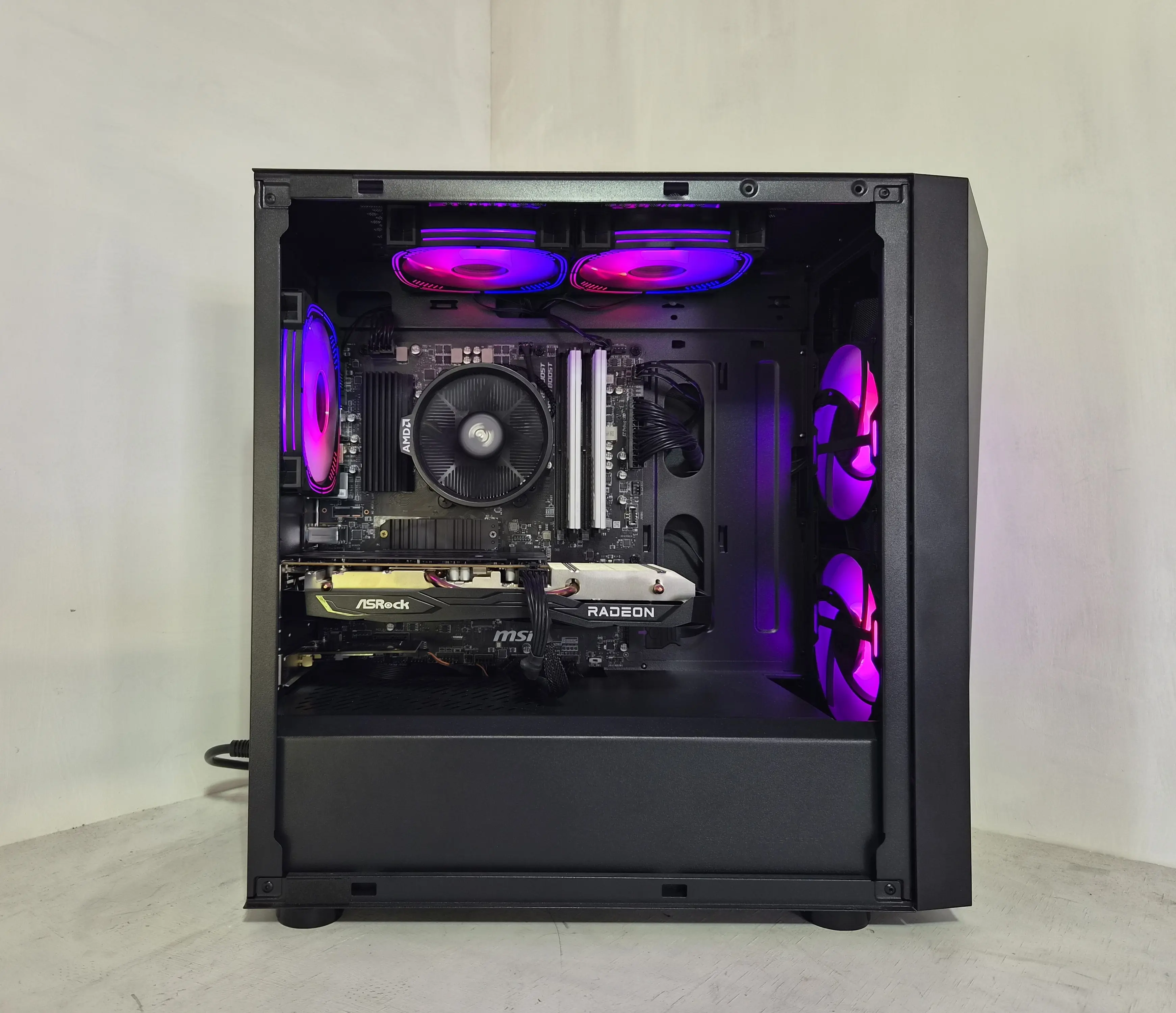 Gaming AMD Ryzen 5600x +RX 6600 8GB + 16GB 3200Mhz + 500GB M.2 + Win 11 Pro + Wifi/BT image 4